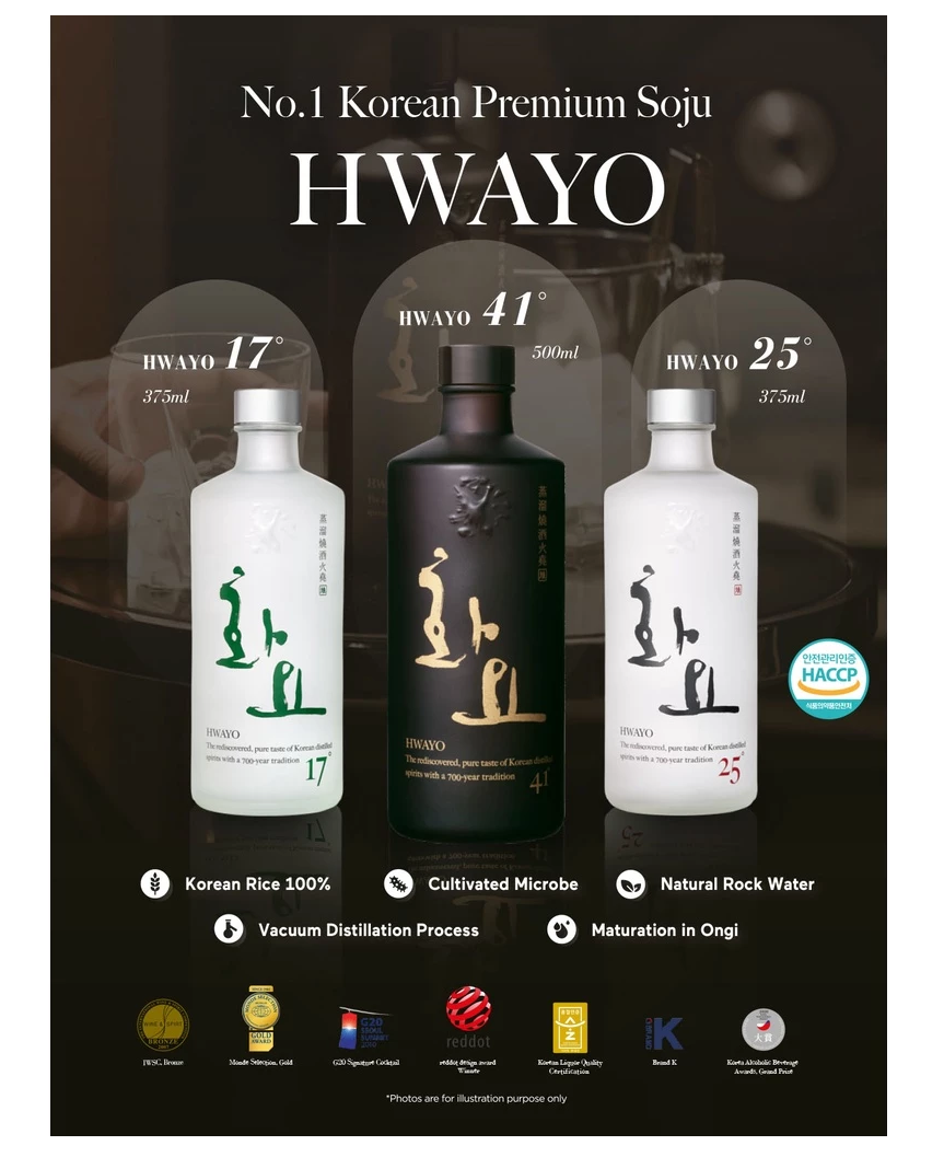 [Hwayo] Korea Premium Soju Series 화요소주