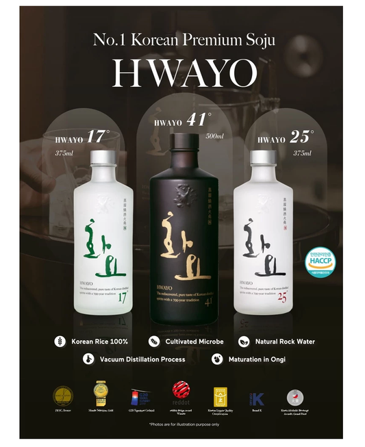 [Hwayo] Korea Premium Soju Series 화요소주