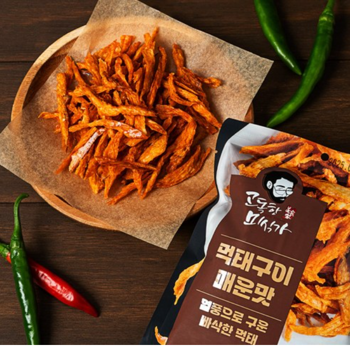경기 Fair [JS Food] Grilled Dried Pollack Snack 25g 고둑한미식가 먹태구이