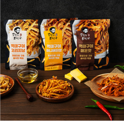 경기 Fair [JS Food] Grilled Dried Pollack Snack 25g 고둑한미식가 먹태구이