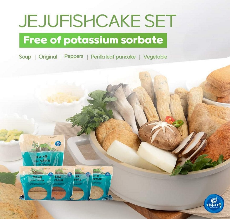 [Jeju] Vegetable Fishcake| Pepper Fishcake| Fishcake Soup| Original Fishcake 300g