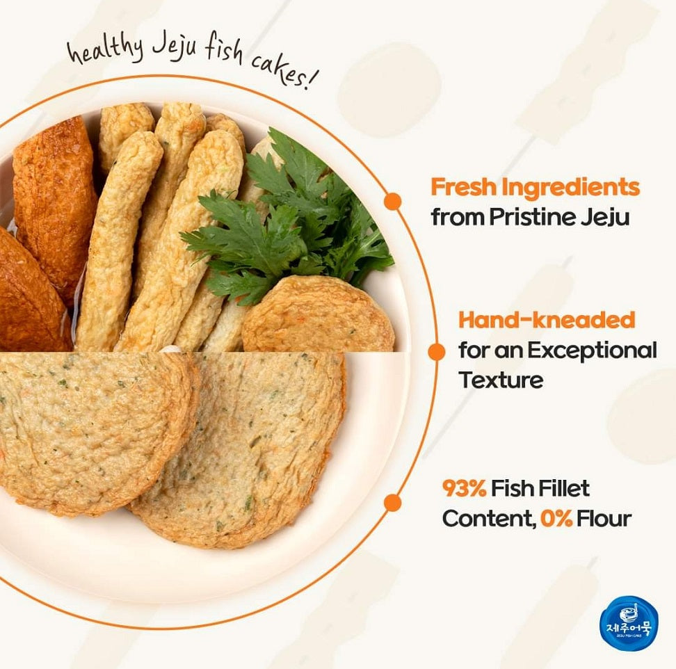 [Jeju] Vegetable Fishcake| Pepper Fishcake| Fishcake Soup| Original Fishcake 300g
