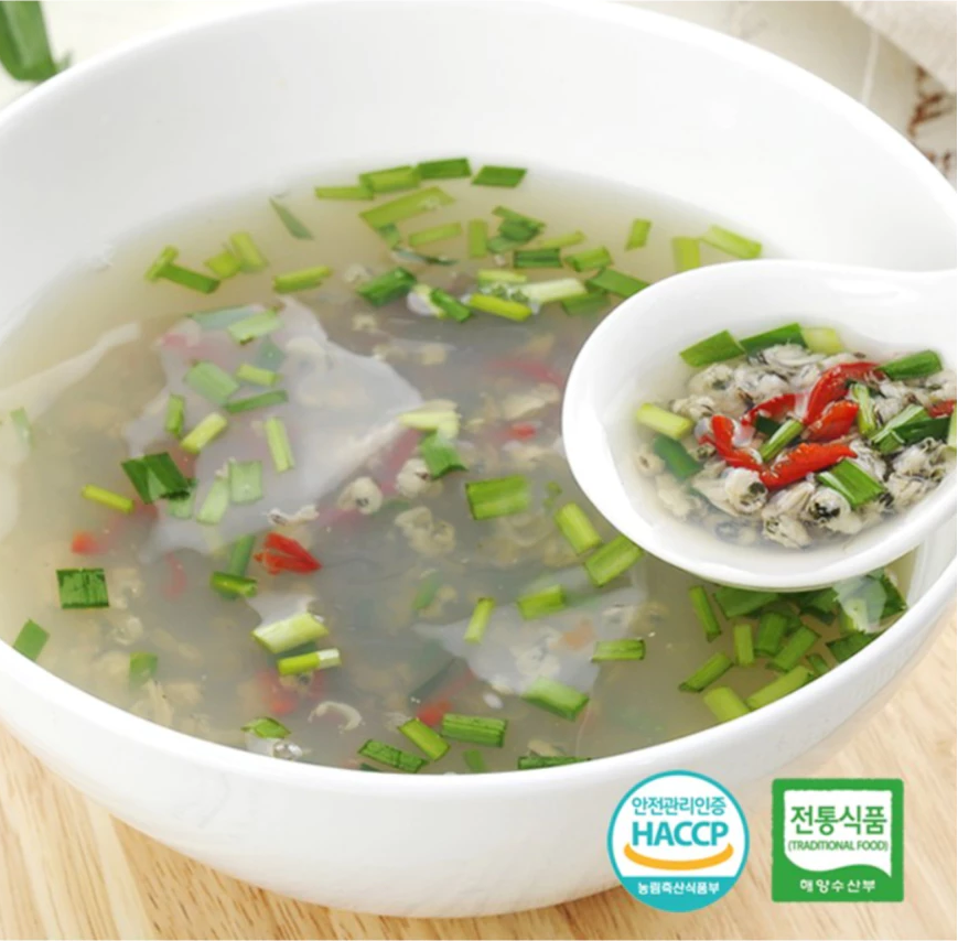 [Jeongok] Jaecheop Soup (Clam Soup) 300g  정옥 재첩국
