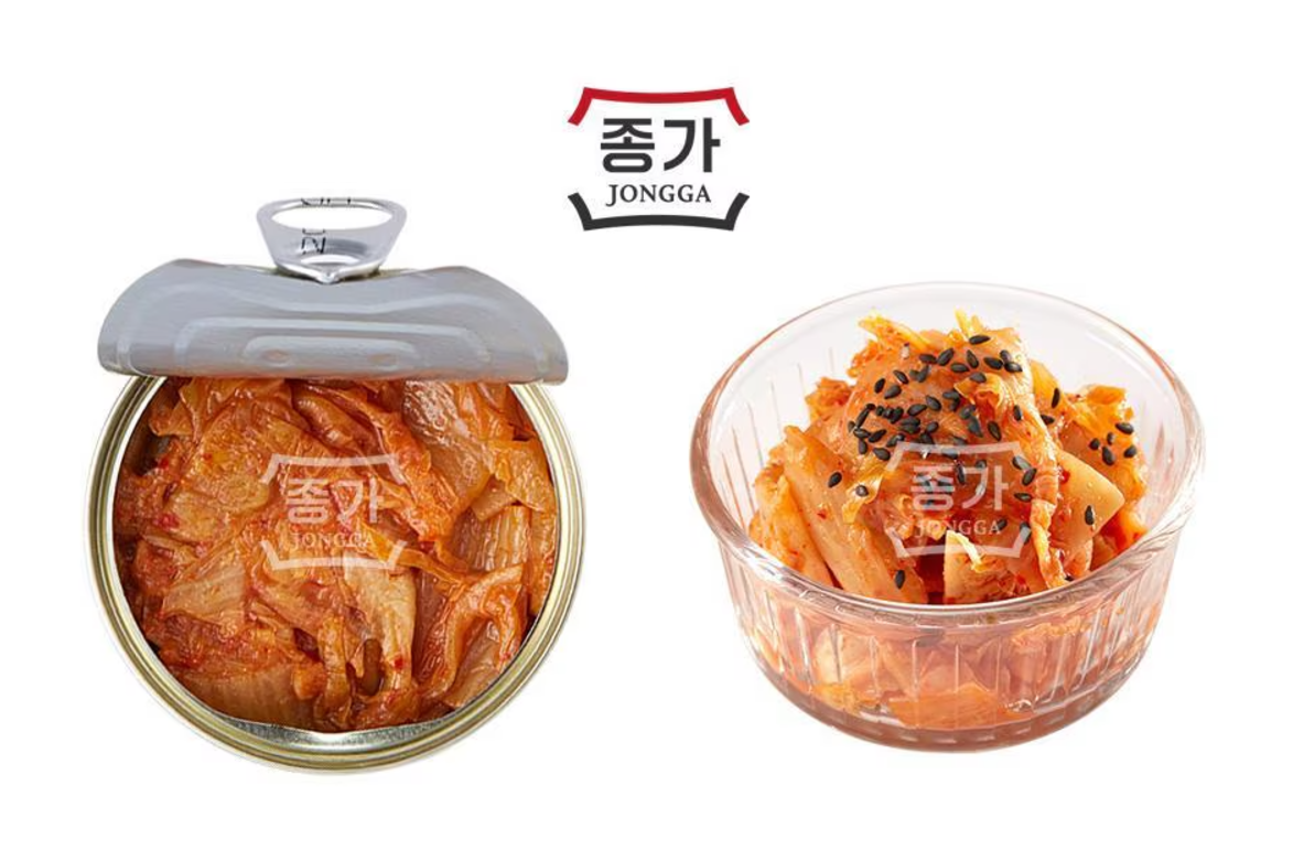 [Jongga] Korea Canned Kimchi / Stir Fry Kimchi 160g 종가집 김치(캔)