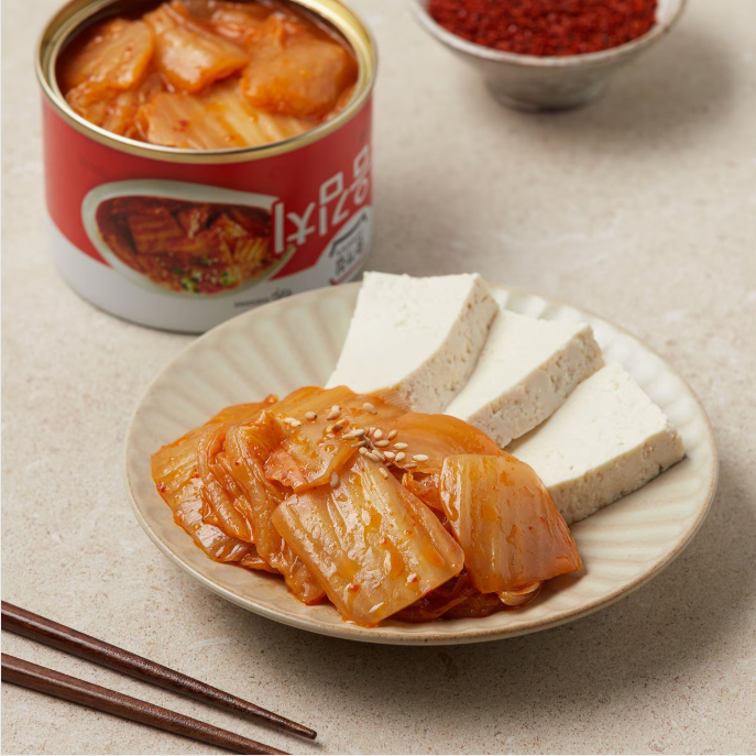 [Jongga] Korea Canned Kimchi / Stir Fry Kimchi 160g 종가집 김치(캔)
