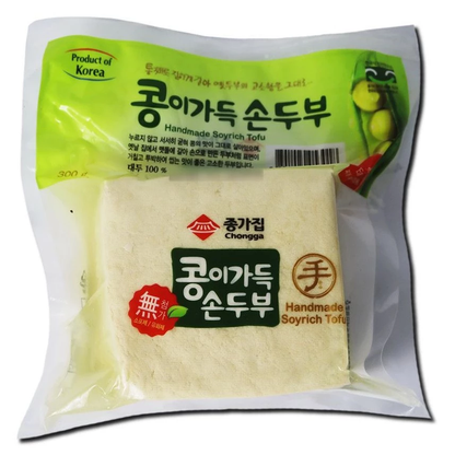 [Jongga] Handmade Soy Rich Tofu 300g (종가집 콩이 가득 손두부)