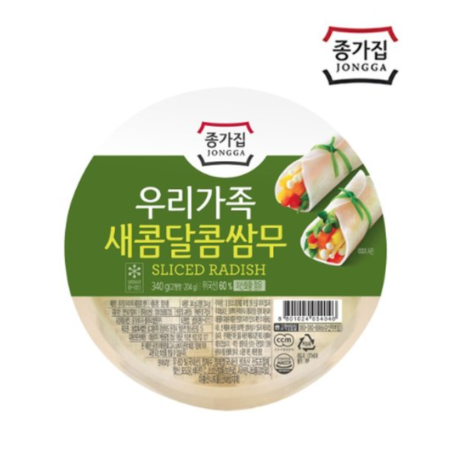 [Jongga] Pickled Sliced Radish 340g 종가집  쌈무