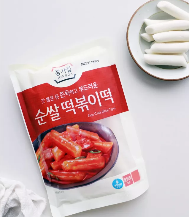 [Jongga] Rice Cake (Stick Type) 500g / 1kg 종가집 순쌀떡볶이떡