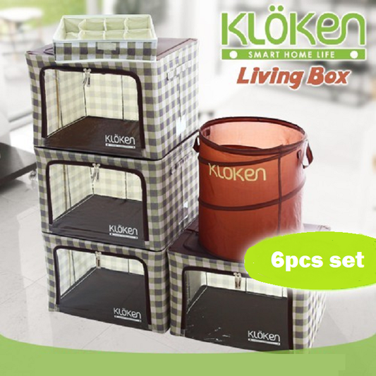 Kloken Living Storage Box 6pcs set 클로켄 리빙 박스 6종 세트