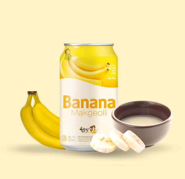 [Kooksoondang] Flavored Rice Wine 350ml (Can) [국순당] 과일 막걸리