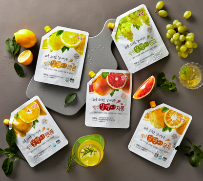 [Kotsam] Green Grape Tea Concentrate (Shine Muscat Style) 500g 꽃샘 알맹이 청포도