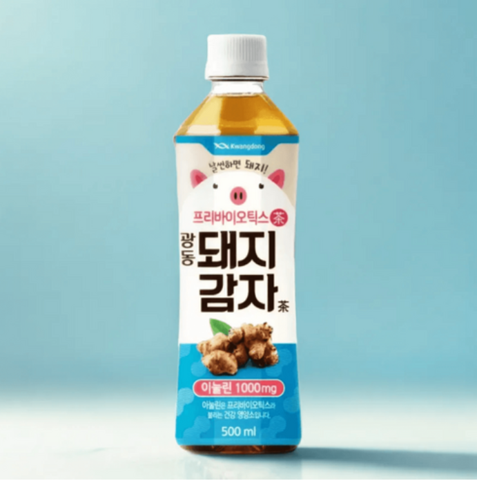 [Kwangdong] Jerusalem Artichoke Tea 500ml (광동 돼지감자차)