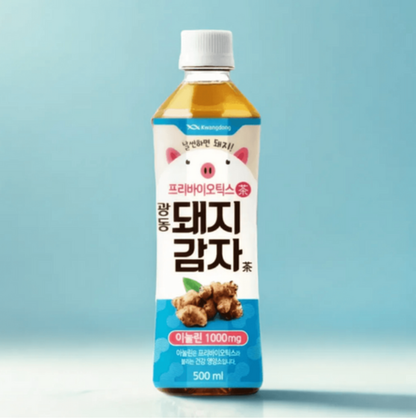 [Kwangdong] Jerusalem Artichoke Tea 500ml (광동 돼지감자차)