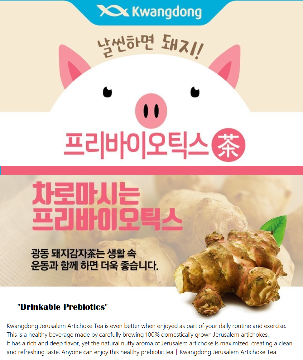 [Kwangdong] Jerusalem Artichoke Tea 500ml (광동 돼지감자차)