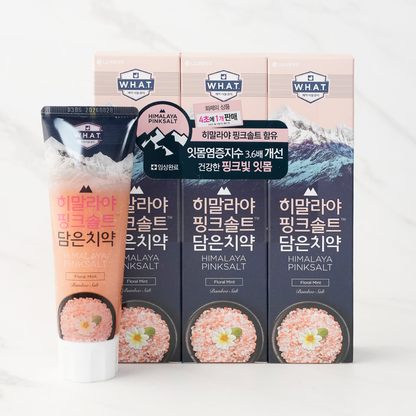 [LG] Himalayan Powder Crystal Salt Toothpaste 100gx3pcs 히말라야 핑크솔트 치약 (아이스 카밍 민트 / 플로라 민트