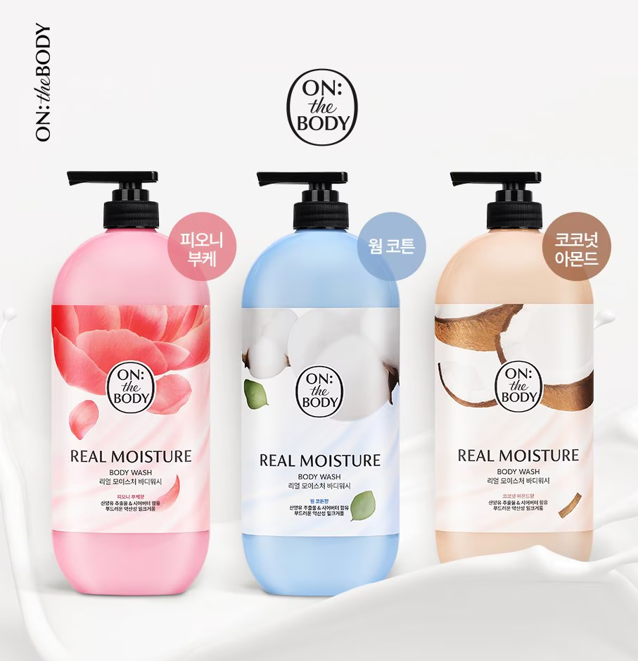 [LG] On The Body Real Moisture Body Wash 900g  [온더바디] 리얼 모이스처 바디워시