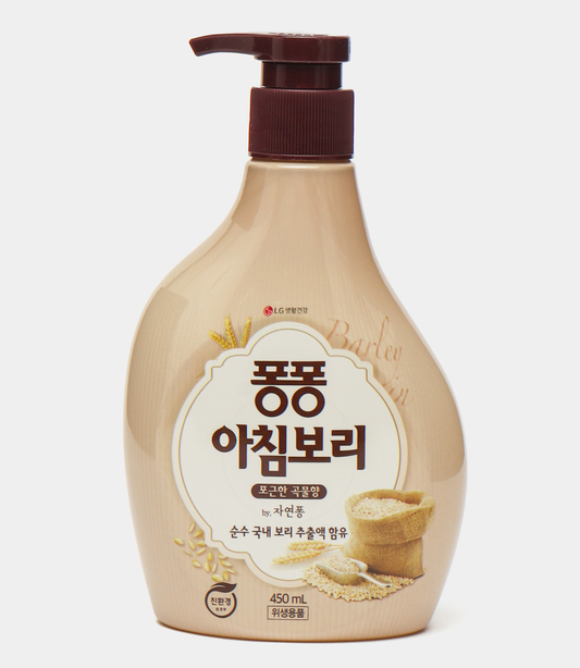 [LG] Pongpong Morning Barley Dish Detergent 450ml 퐁퐁 아침보리