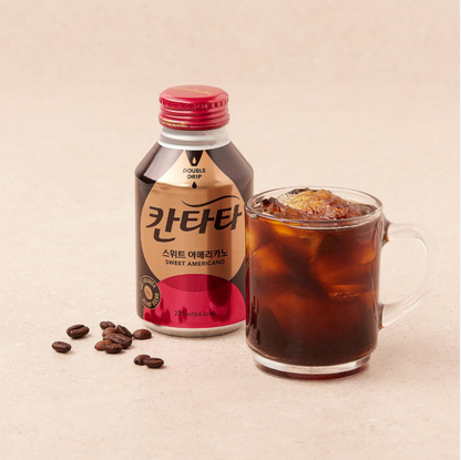 [Lotte] Cantata Premium Blend Coffee 275ml [칸타타] 스위트 아메리카노 / 프리미엄 라떼
