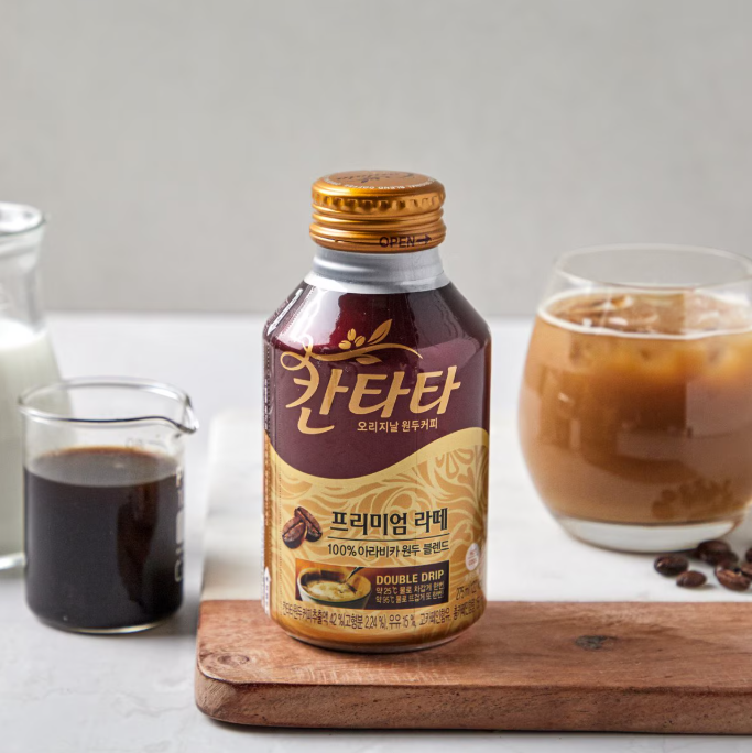 [Lotte] Cantata Premium Blend Coffee 275ml [칸타타] 스위트 아메리카노 / 프리미엄 라떼