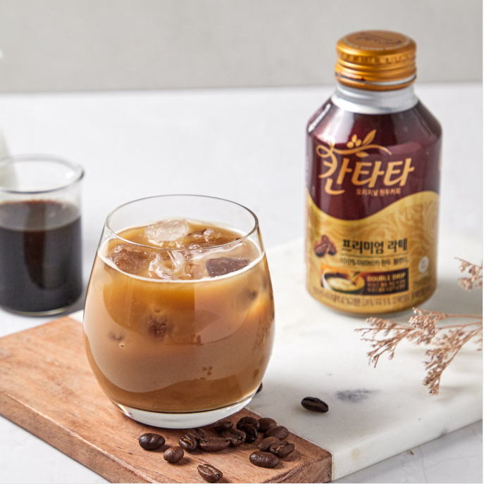 [Lotte] Cantata Premium Blend Coffee 275ml [칸타타] 스위트 아메리카노 / 프리미엄 라떼