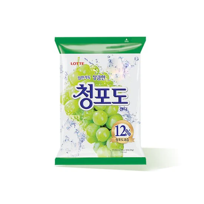 [Lotte] Green Grape Candy (청포도 캔디)