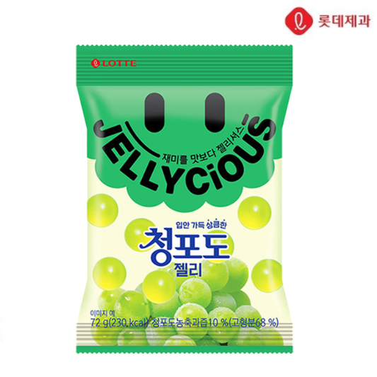 [Lotte] Green Grape Jelly 72g  롯데 청포도 젤리