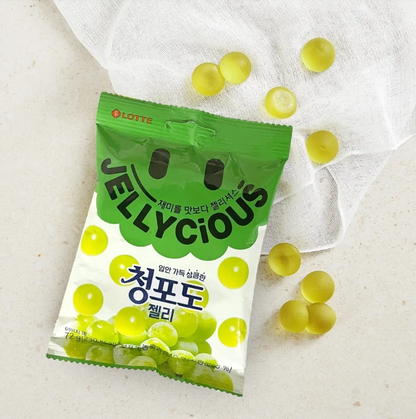 [Lotte] Green Grape Jelly 72g  롯데 청포도 젤리