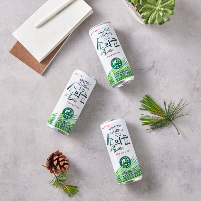 [Lotte] Chilsung Solnueun Pine Bud Drink 240ml  [롯데칠성] 솔의눈