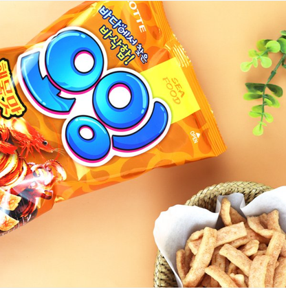 [Lotte] Seafood Snack 75g 롯데웰푸드 오잉 해물맛