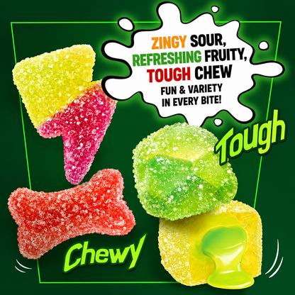 [Lotte] Sour Master Chewy Gummy Candy 2 Flavours 50g/51g