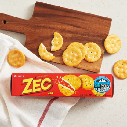 [Lotte] Zec Original Cracker 100g (롯데 제크 오리지널)