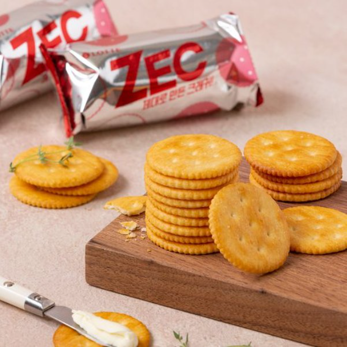 [Lotte] Zec Original Cracker 100g (롯데 제크 오리지널)