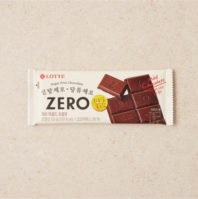 [Lotte] Zero Cookies & Chocolate Series  롯데 제로 쿠키 & 초콜릿 (3종)