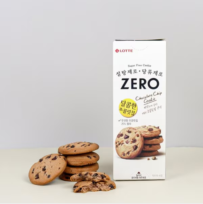 [Lotte] Zero Cookies & Chocolate Series  롯데 제로 쿠키 & 초콜릿 (3종)