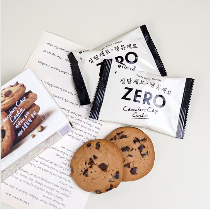 [Lotte] Zero Cookies & Chocolate Series  롯데 제로 쿠키 & 초콜릿 (3종)
