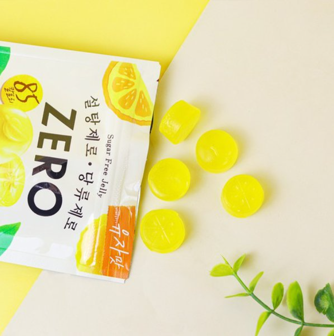 [Lotte] Zero Candy & Citrus Yuja Jelly 롯데 제로 캔디 & 시트러스 유자 젤리 (4종)