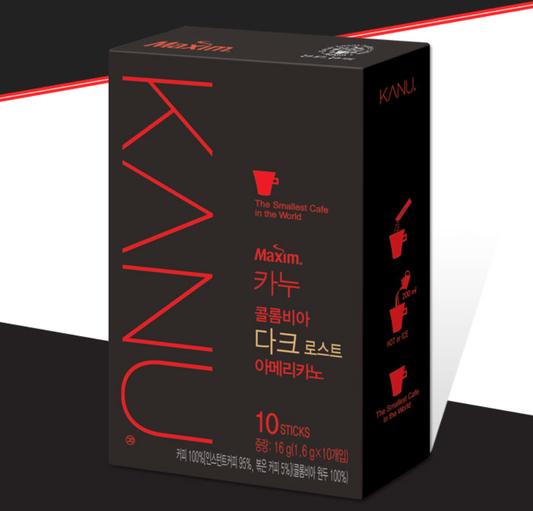 [Maxim] Kanu Dark Roast Americano 10T  카누 다크로스트 아메리카노
