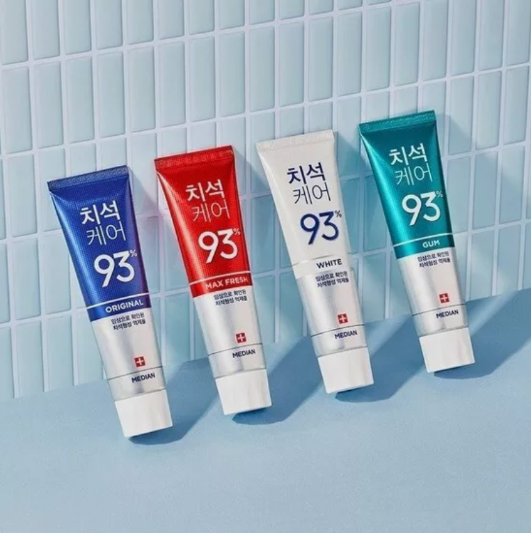 [Median] Dental IQ Toothpaste 93% 120gx3  [메디안] 덴탈 IQ 치약 93% 120g x 3