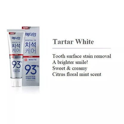 [Median] Dental IQ Toothpaste 93% 120gx3  [메디안] 덴탈 IQ 치약 93% 120g x 3