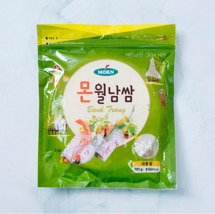 [Morn] Vietnamese Roll Rice paper 200g 몬 월남쌈 원형