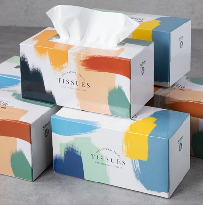 [No Brand] 100% Natural Pulps Tissues 240 sheetsx6 노브랜드 미용티슈240매 X 6입