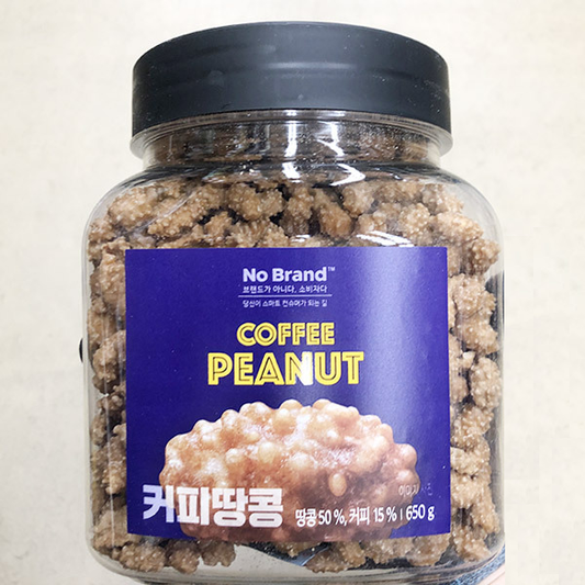 [No Brand] Coffee Peanuts 650g   커피땅콩