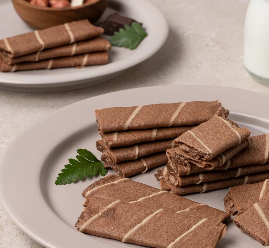 [No Brand] Crispy Crepe Snacks 180g (Choco Banan/ Green Tea/ Choco Peanut) 노브랜드 크레페 3종