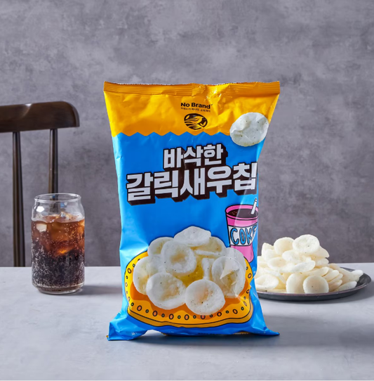 [No Brand] Crispy Garlic Shrimp Chips 155g 노브랜드 바삭한 갈릭새우칩&nbsp;