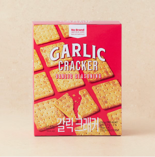 [No Brand] Garlic Cracker 216g   노브랜드 갈릭크래커
