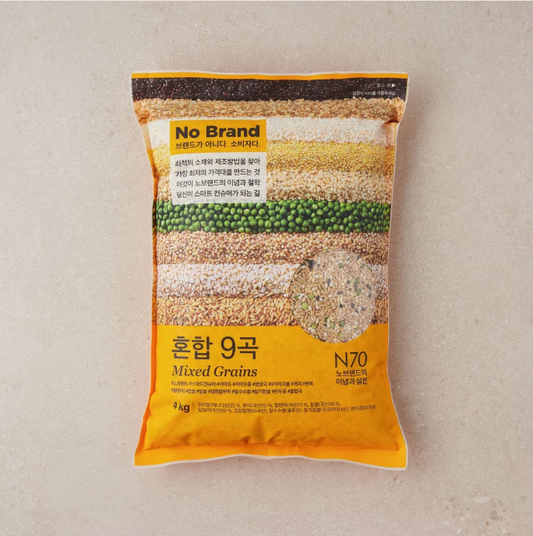 [No Brand] 9-Grain Mixed Grains 4kg 노브랜드 혼합 9곡