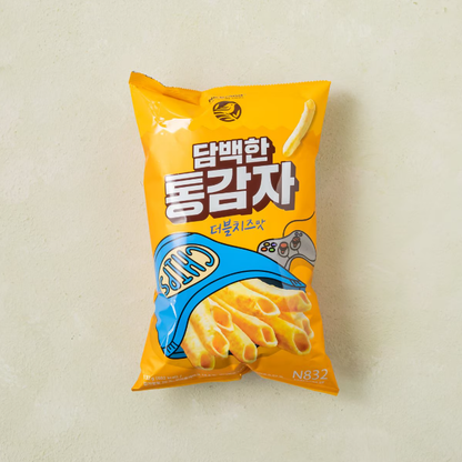 [No Brand] Savory Potato Straws Chips – Double Cheese Flavor 132g 노브랜드 담백한 통감자 (더블치즈맛)