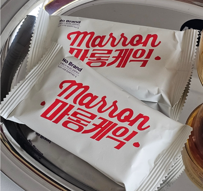 [No Brand] Soft Marron (Chestnut) Cake 336g 노브랜드 마롱케익