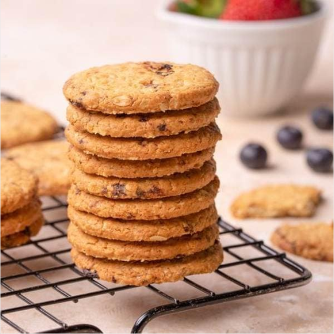 [No Brand] Oat Cookies 208g – Choco Chip / Strawberry & Blackcurrant  노브랜드 오트쿠키 초코칩 / 딸기&블랙커런트