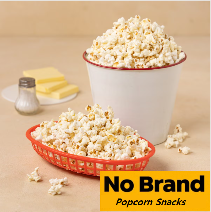 [No Brand] Popcorn (Butter & Salt / Gorgonzola Cheese)  [노브랜드] 팝콘 2가지 맛 (버터&솔트 / 고르곤졸라 치즈)